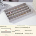 Gray with 3 horizontal dividers (Pack of 1)
